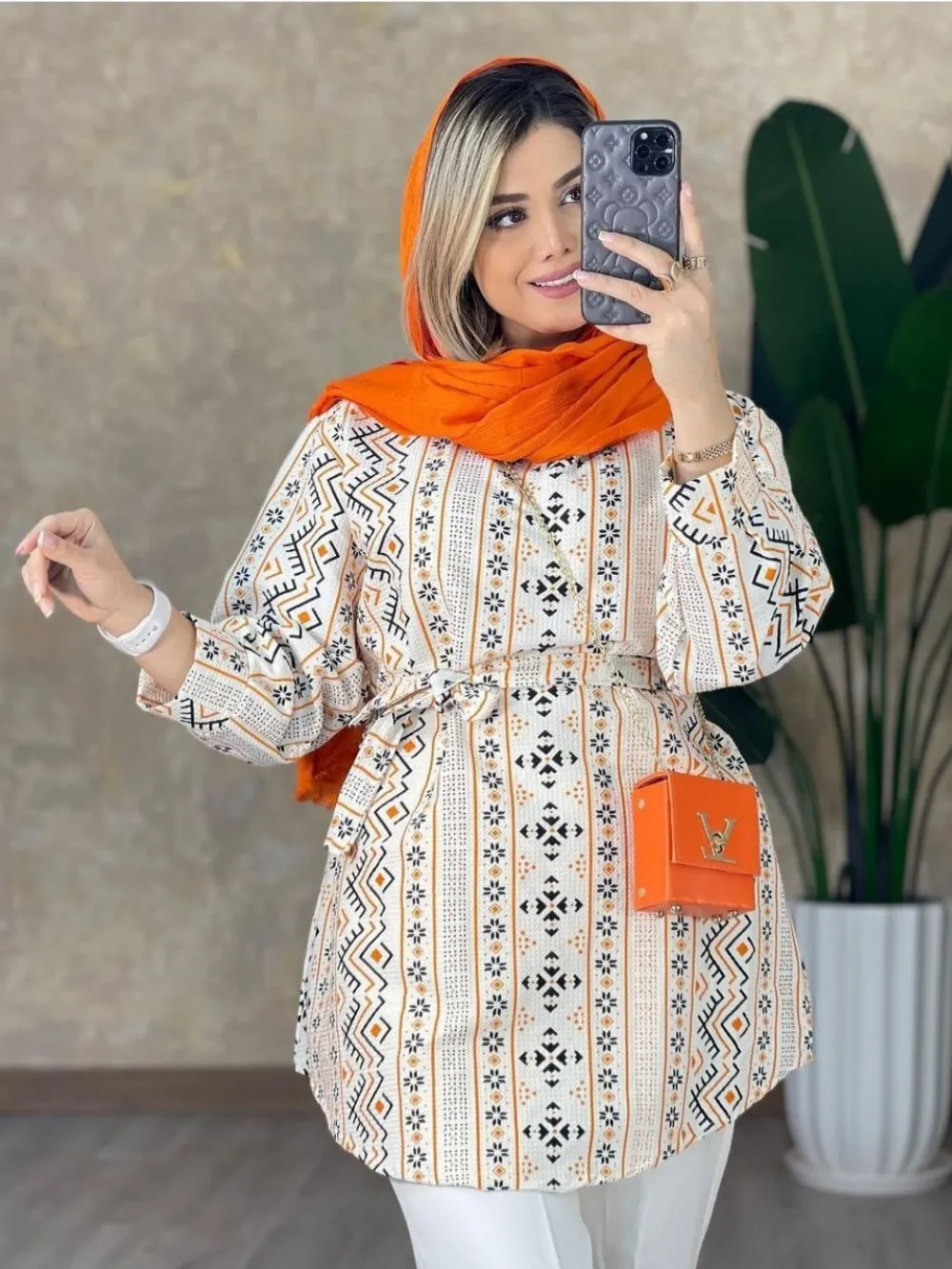 قیمت و خرید شومیز داکرون طرح لنین
