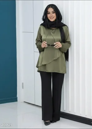 شومیز حریر بارانا